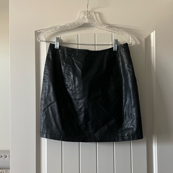 Free People Leather Skirt - Picture 2 of 3